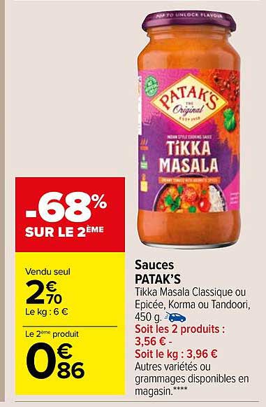Sauces Patak's