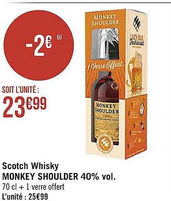 scotch whisky monkey shoulder 40% vol.