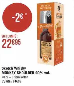 scotch whisky monkey shoulder 40% vol
