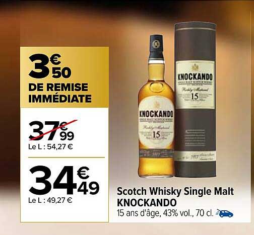 Scotch Whisky Single Malt Knockando