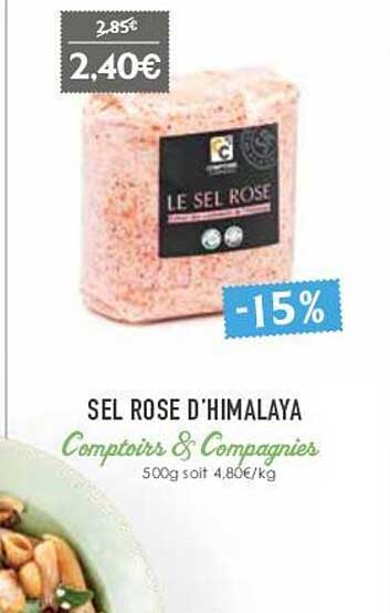 sel rose d'himalaya comptoires & compagnies