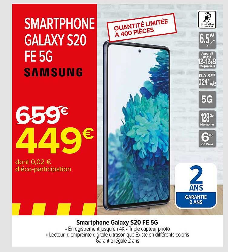 smartphone samsung galaxy s20 fe 5g