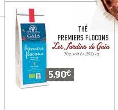 thé premiers flocons les jardins de gaïa