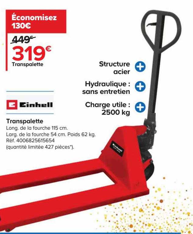 transpalette einhell