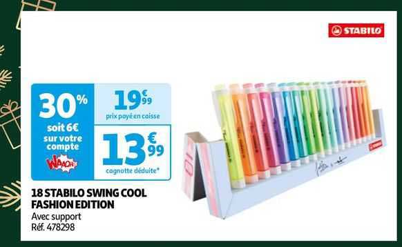18 Stabilo Swing Cool Fashion Edition