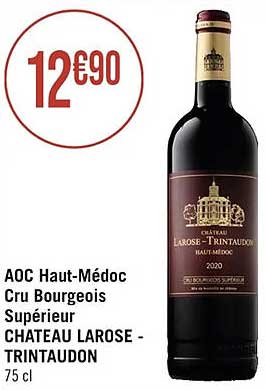 aoc haut-médoc cru bourgeois supérieur château larose - trintaudon