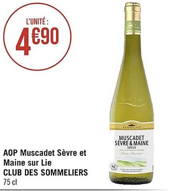 aop muscadet sèvre et maine sur lie club des sommeliers