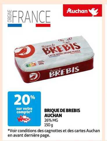 Brique De Brebis Auchan
