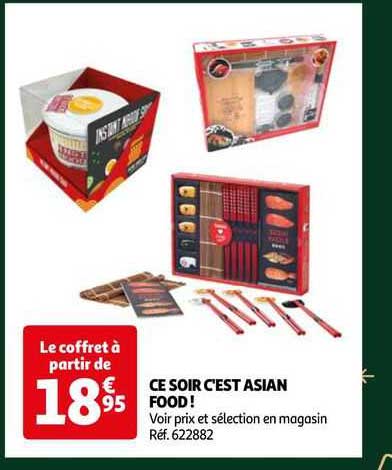 ce soir c'est asian food !