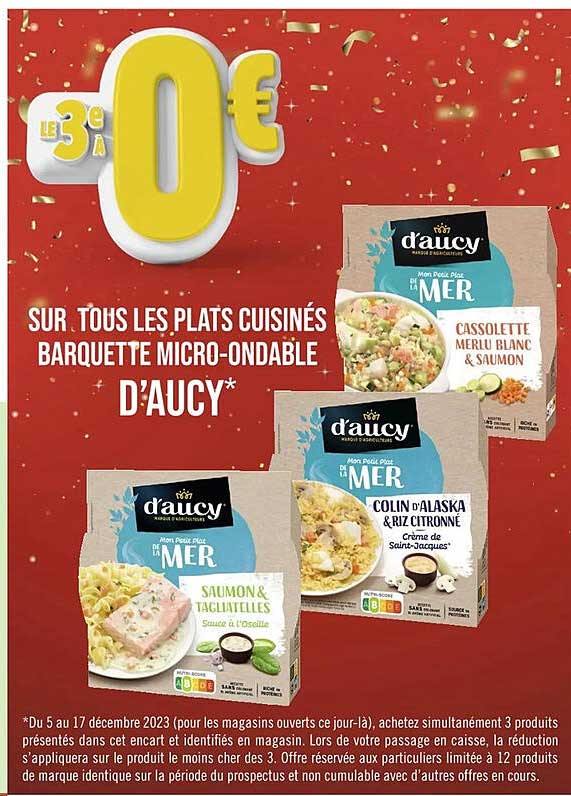 les plats cuisinés barquette micro-ondable d'aucy