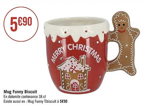 mug funny biscuit