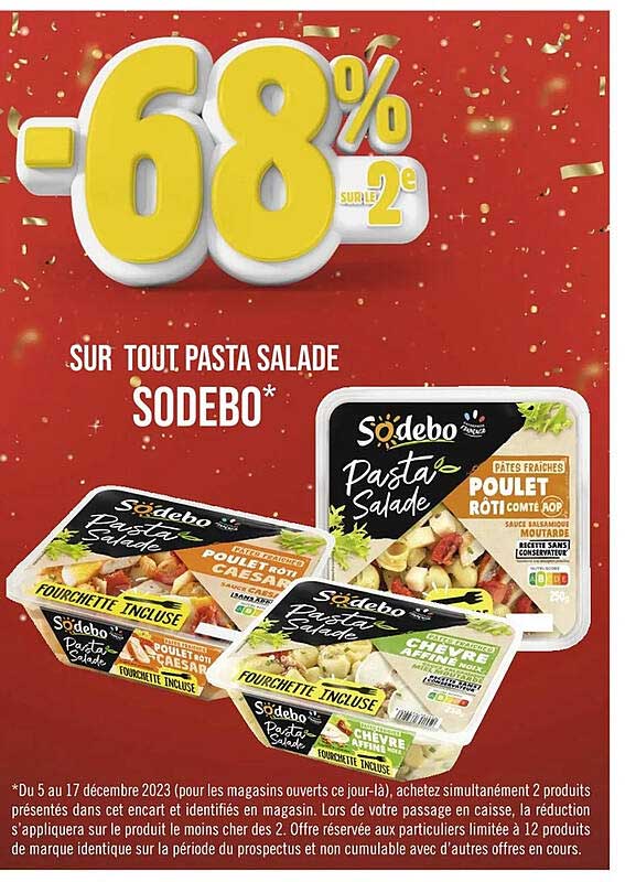 Pasta Salade Sodebo