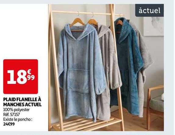 plaid flanelle à manches actuel