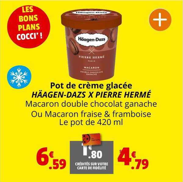 pot de crème glacée häagen-dazs x pierre hermé