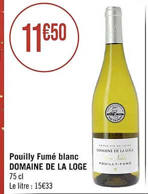 pouilly fumé blanc domaine de la loge