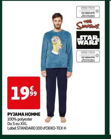 pyjama homme the simpsons, star wars