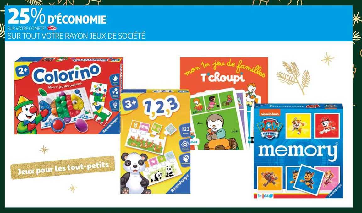 rayon jeux de société : jeux pour les tout-petits