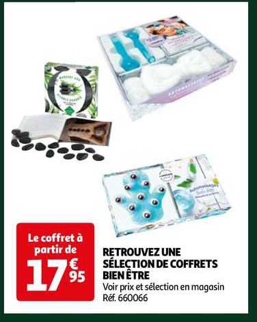 retrouvez une sélection de coffrets bien être