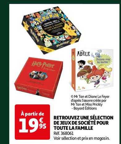 retrouvez une sélection de jeux de société pour toute la famille