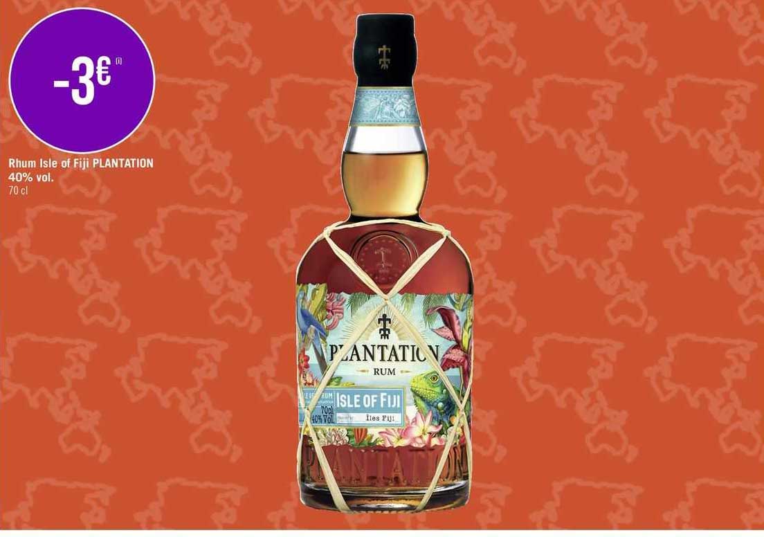 rhum isle of fiji plantation 40% vol.