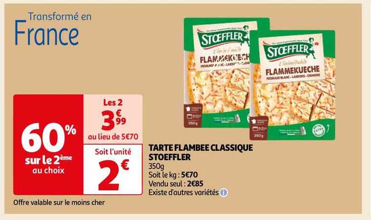 tarte flambée classique stoeffler