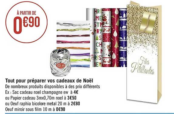 tout pour préparer vos cadeaux de noël