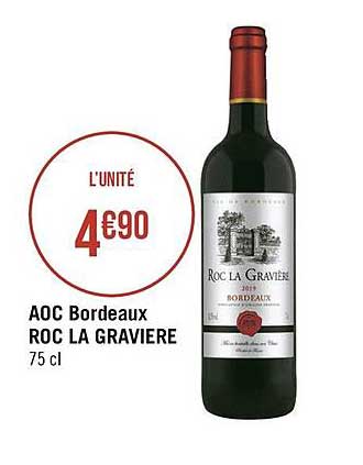 Aoc Bordeaux Roc La Gravière