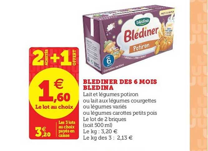 blédiner dès 6 mois blédina
