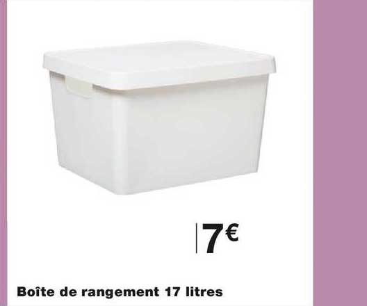 Boîte De Rangement 17 Litres