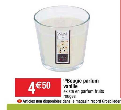 Bougie Parfum Vanille