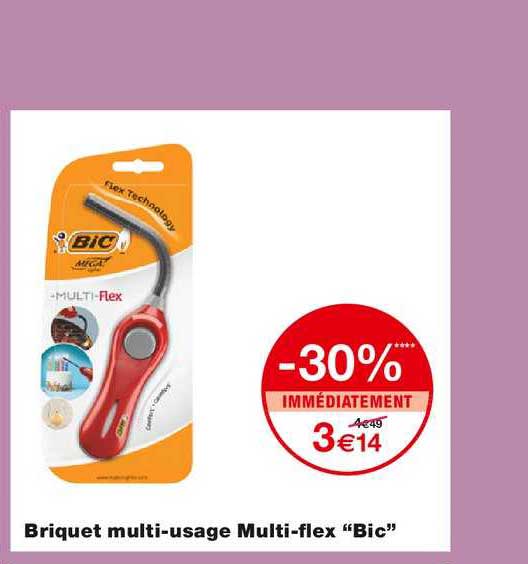 briquet multi usage multi flex "bic"