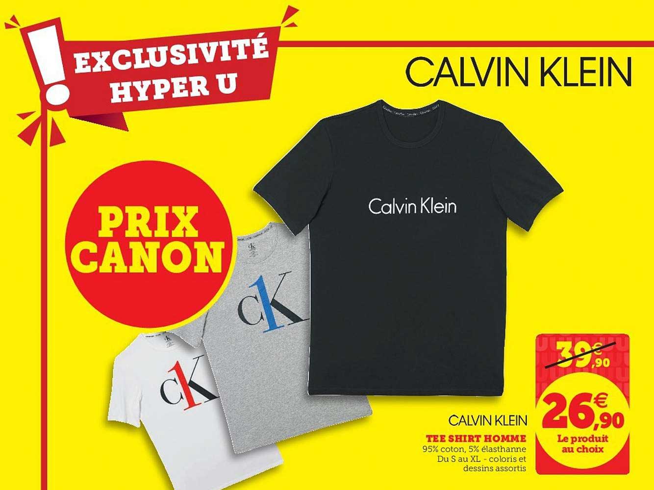 calvin klein tee shirt homme