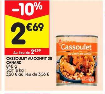 Cassoulet Au Confit De Canard