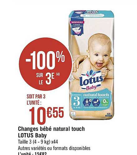 Changes Bébé Natural Touch Lotus Baby