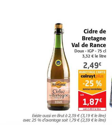 cidre de bretagne val de rance