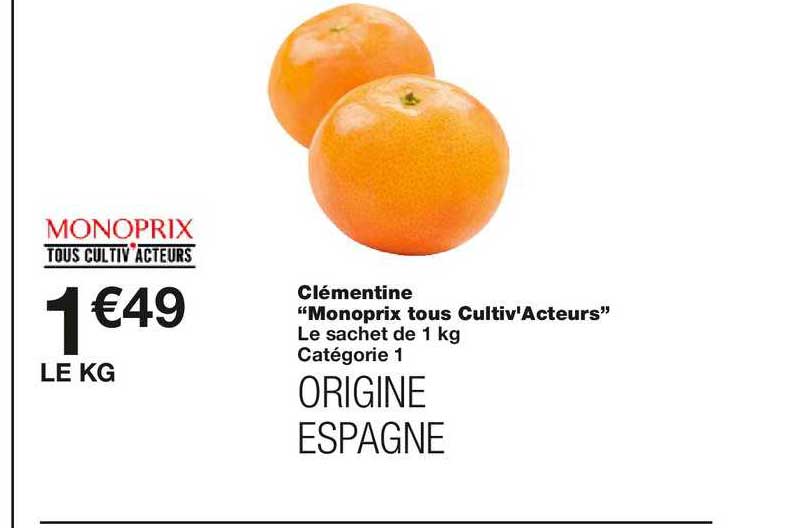 clémentine "monoprix tous cultiv'acteurs"