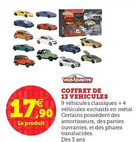 Coffret De 13 Véhicules Majorette