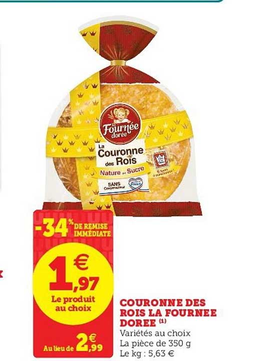 Couronne Des Rois La Fournée Dorée -34% De Remise Immédiate