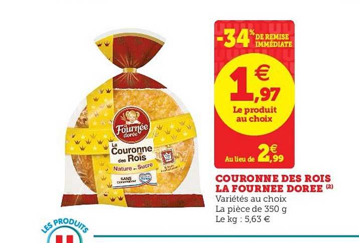 couronne des rois la fournée dorée -34% de remise immédiate