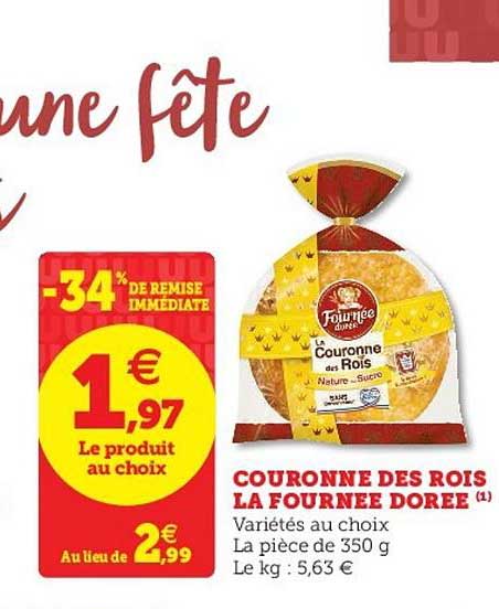 couronne des rois la fournée dorée