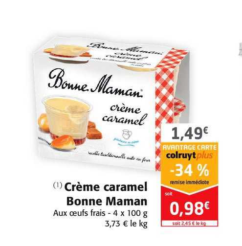 crème caramel bonne maman
