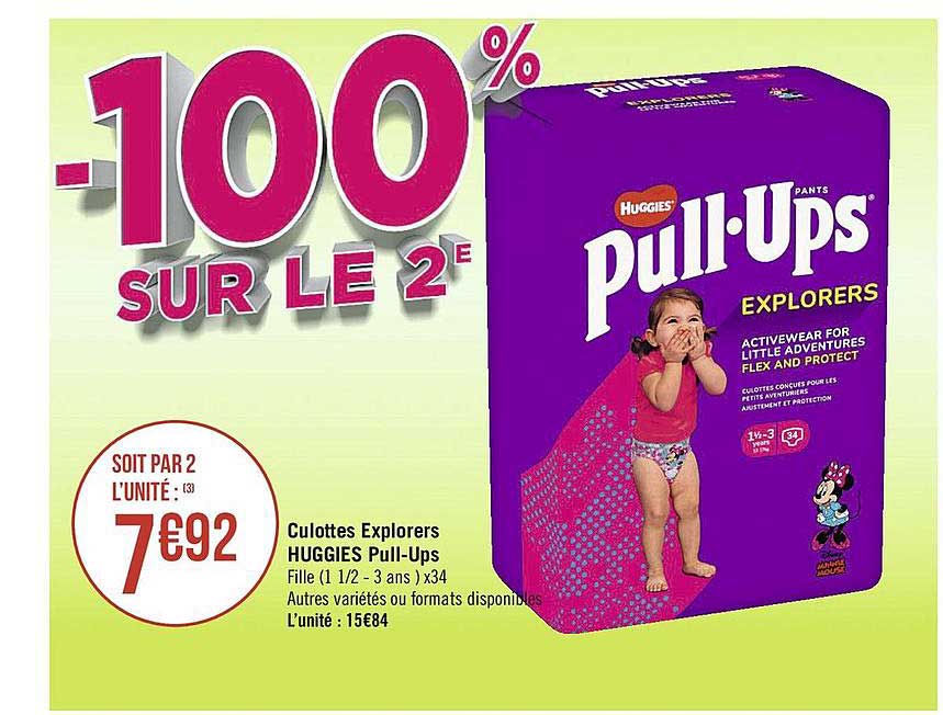 culottes explorers huggies pull-ups