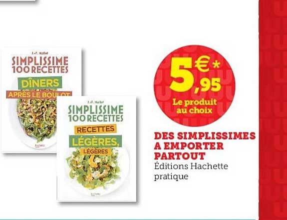 des simplissimes à emporter partout