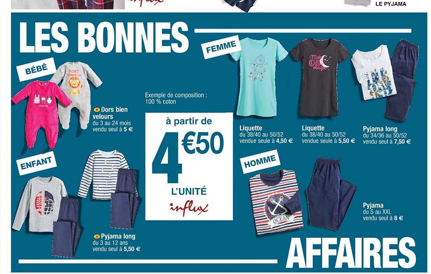 Dors Bien Velours, Pyjama Long, Liquette Influx