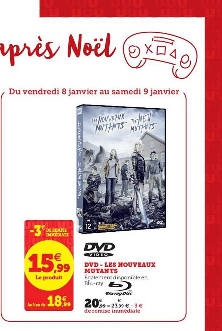 dvd les nouveaux mutants