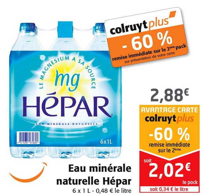 Eau Minérale Naturelle Hépar