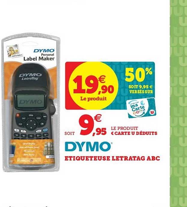 étiqueteuse Letratag Abc Dymo
