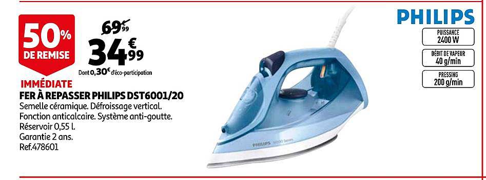 Fer à Repasser Philips Dst6001 20 50% De Remise Immédiate