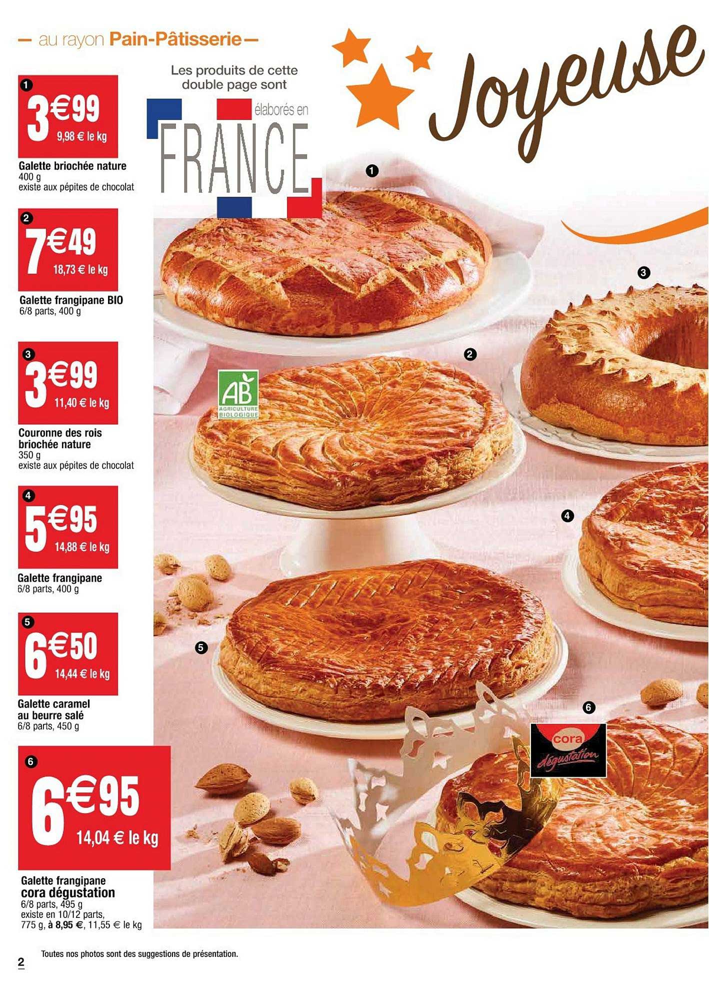 galette briochée nature, galette frangipane bio, couronne des rois briochée nature, galette frangipane, galette caramel au beurre salé
