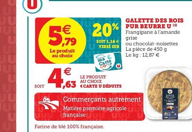 galette des rois pur beurre u